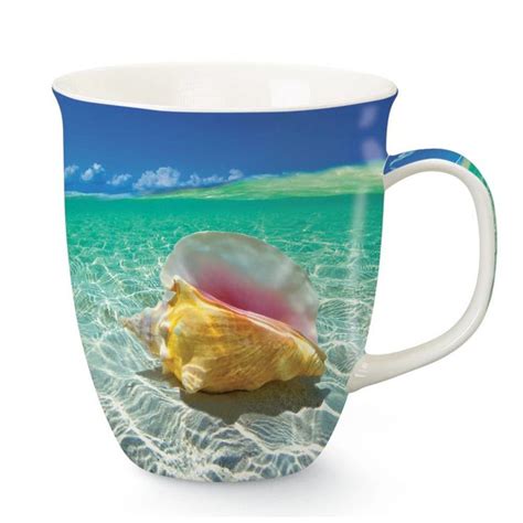 Colorful Conch Shells Beach Coffee Mug 718 51 Mugs Conch Shell