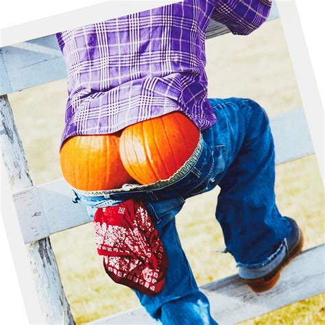 Pumpkin Butt Funny Halloween Card Greeting Cards Hallmark