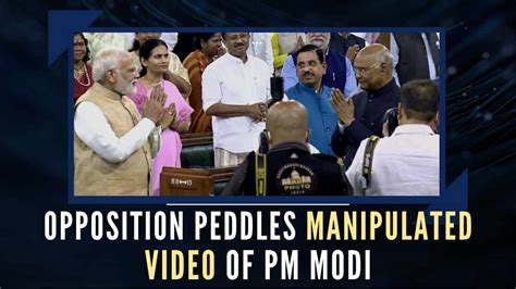 opposition peddles manipulated video of pm modi shows him ignoring outgoing president kovind