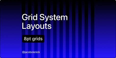 8pt Grids Grid System Layouts Figma