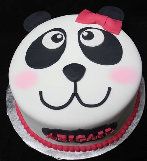Panda Birthday Cake Frosted Bake Shop Panda Cakes Cupcake Cakes Cake