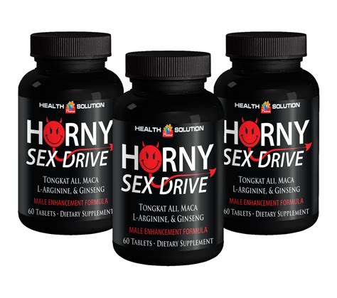 Testosterone Booster Vitamins Horny Sex Drive Tribulus 3 Bottles