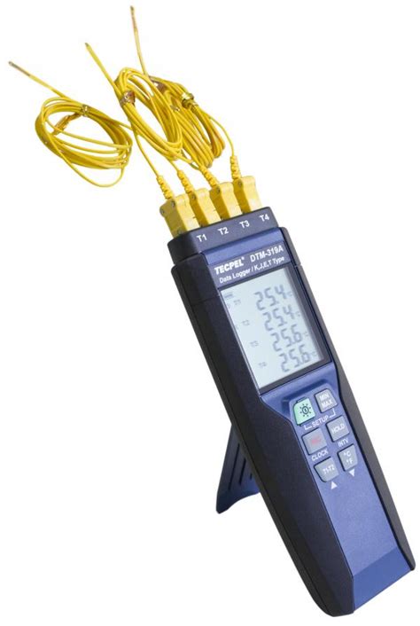 4 Channel Temperature Data Logger Thermo Recorderdtm 319a Tecpel Co