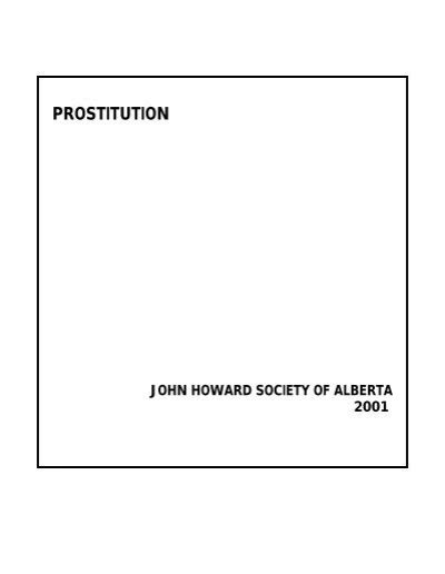 Prostitution The John Howard Society Of Alberta