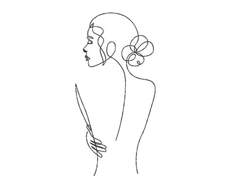 Naked Woman Embroidery Design Etsy