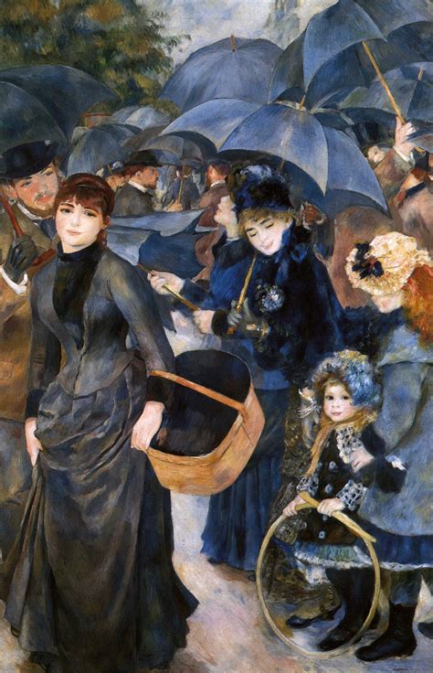 Pierre Auguste Renoir Umbrellas 1883 Oilpaintingman Renoir Art
