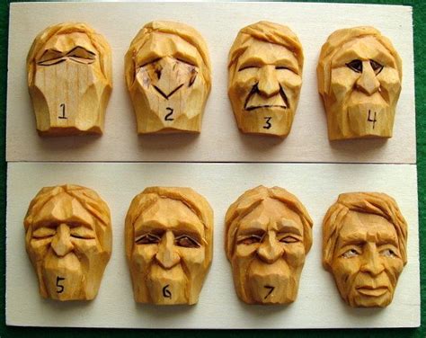 Лицо Исследование Wood Carving Patterns Wood Carving Faces Wood
