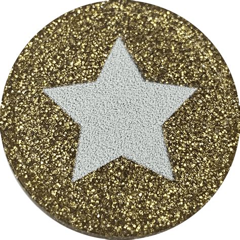 Gold Glitter Star Tokens 29mm Event Party Wedding Favours