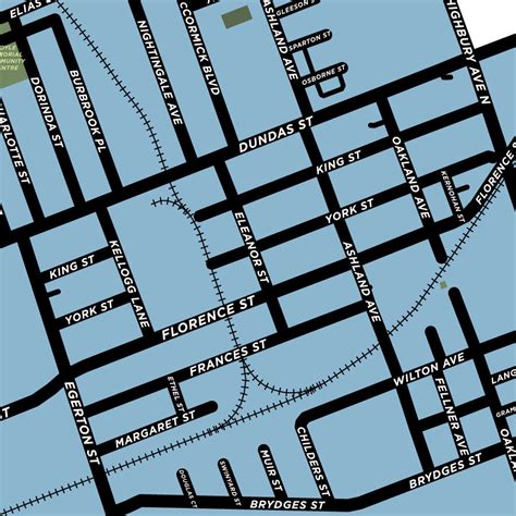 East London Neighbourhood Map Print Jelly Brothers