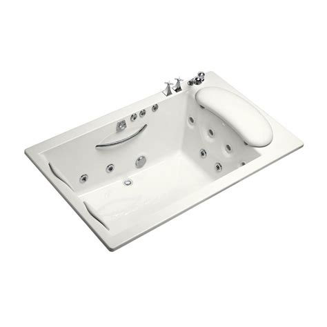 Improve your bathing experience with the kohler bancroft 5 ft. KOHLER RiverBath Quadrangle 3.83 ft. Whirlpool Tub with ...