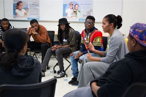 Michelle Obama Surprises Dc Students Talks Struggles And Life Goals