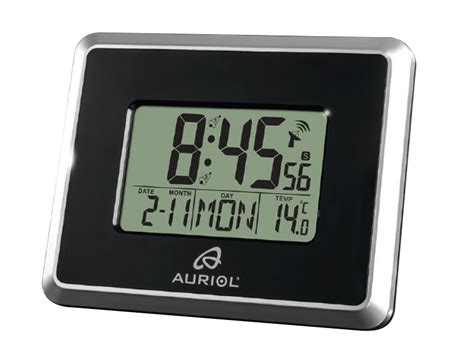 Auriol Radio Controlled Lcd Clock Lidl — Great Britain Specials Archive