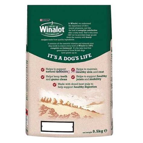 £2.70 clubcard price offer valid for delivery from 30/06/2021 until 20/07/2021. Winalot Complete with Beef Dog Food 9.5kg | Free UK Delivery