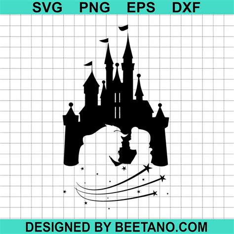 Beauty And The Beast Castle SVG, Disney Castle SVG, Beast's Castle SVG