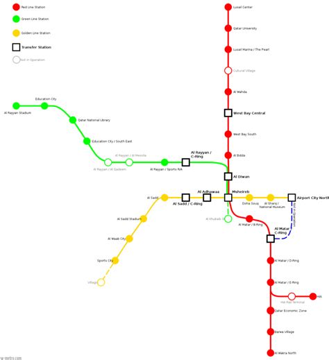 Doha Metro Metro Maps Lines Routes Schedules