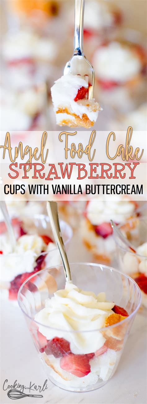 14 strawberry recipes to eat every day. Angel Food Cake and Strawberry Cups - Cooking With Karli