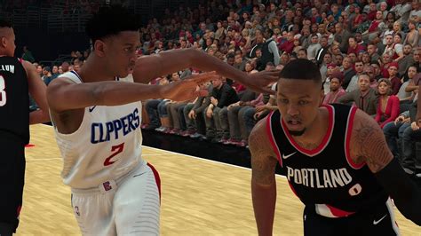 Nba 2k19 Los Angeles Clippers Vs Portland Trailblazers Nba 2k19 Ps4