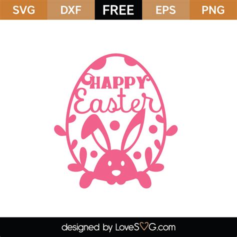 Free Easter Egg SVG Cut File | Lovesvg.com