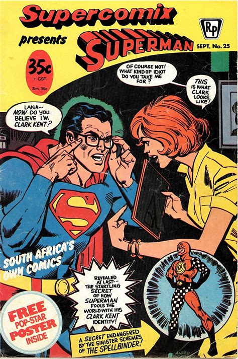 South African Comic Books Supercomix Superman 25