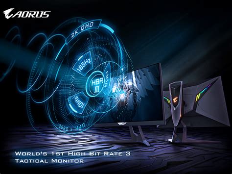 Gigabyte Announces Worlds First High Bit Rate 3 Tactical Monitor The