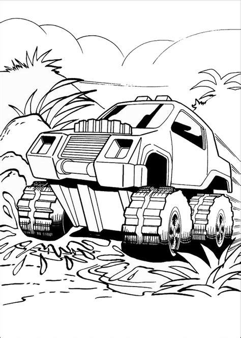 Coloring pages of cars and trucks inspirant coloring pages. Hot Wheels Coloring Pages