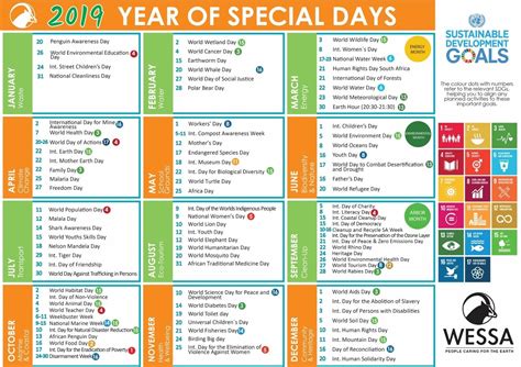 Special Days Calendat 2019 For Schools For Certain Circumstances You