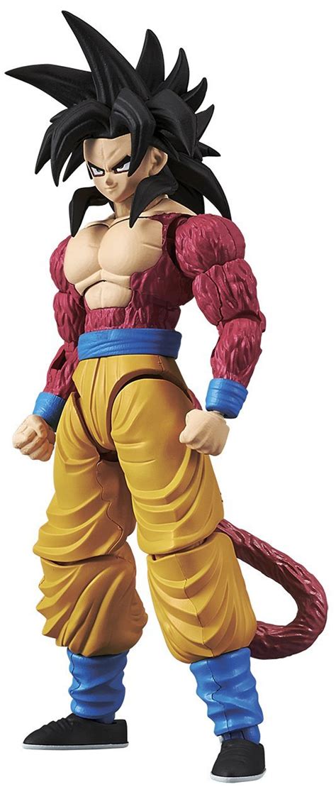 When transforming into super saiyan 4, both goku and vegeta lose their shirts, but when they revert back to their base forms, their shirts can be seen again (however, gogeta still has his vest on when he is a super saiyan 4). Figure-rise Standard Dragon Ball GT: Super Saiyan 4 Son Goku
