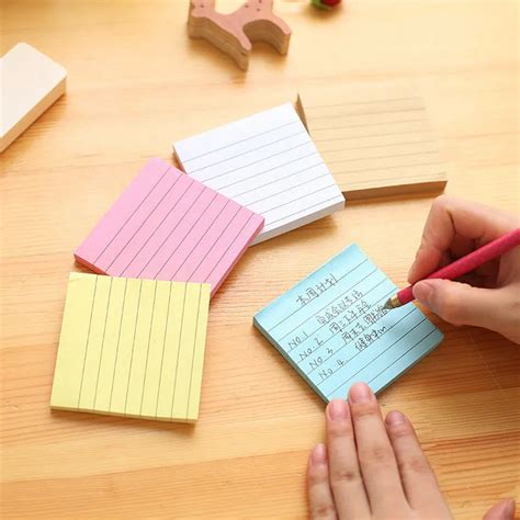 Hot Sale Simple Memo Pad Paper Sticky Notes School Supplies Bookmark