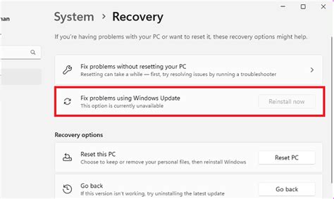 How To Reinstall Installed Windows 11 Version Using Windows Update