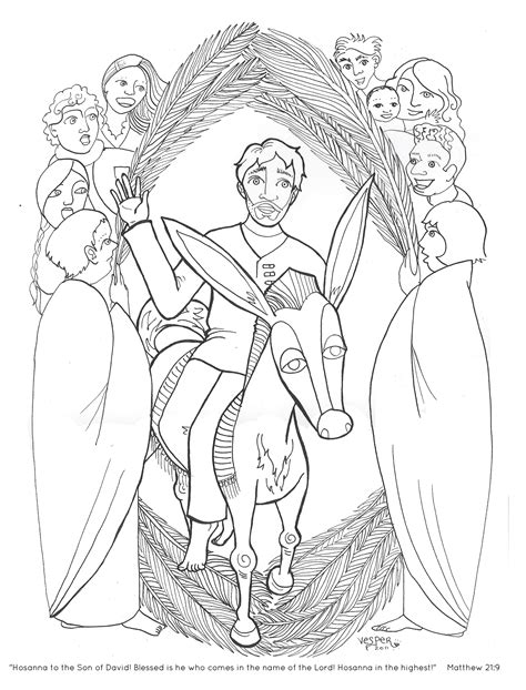 To find a coloring page, use the search box below or choose a category. Palm Sunday Coloring Pages - GetColoringPages.com