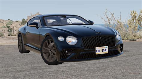 Bentley Continental Gt Black для Beamng Drive