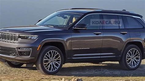 2022 Jeep Grand Cherokee Two Row Model Rendered As Per Recent Spy