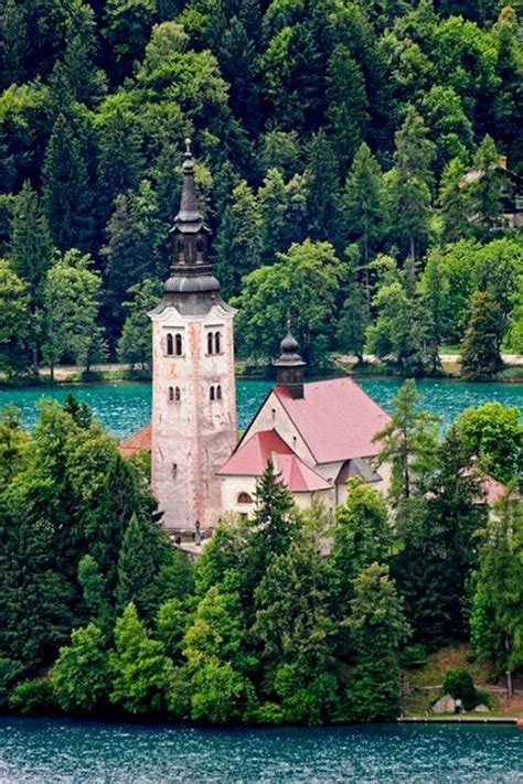 Church On The Lake Lake Bled Slovenia Lake Bled Slovenia Lake Bled