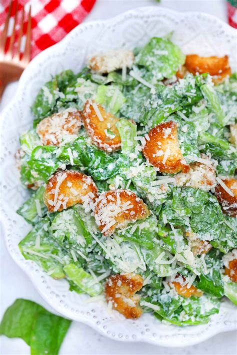 Classic Caesar Salad Recipe Sweet And Savory Meals