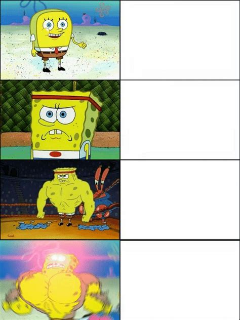 Strong Spongebob Meme Blank Template Imgflip
