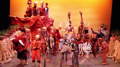 The Lion King Musical 2015 Circle Of Life Reprise Youtube