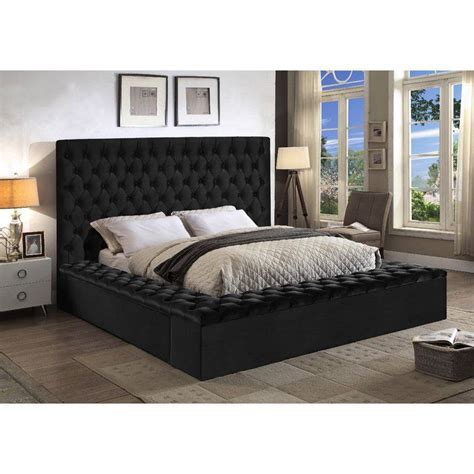 The upholstery of this storage platform bed is made of pure velvet material with foam filling. Geralyn Upholstered Storage Platform Bed | Upholstered ...