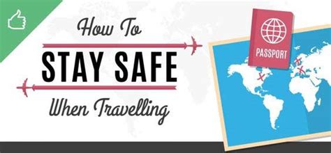 Stay Safe While Traveling Infographic