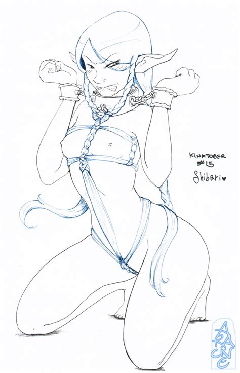 Kinktober 15 Shibari By Aracne Hentai Foundry