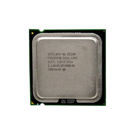 Intel Pentium Dual Core E5300 26ghz Socket T Lga775 Processor Slgtl