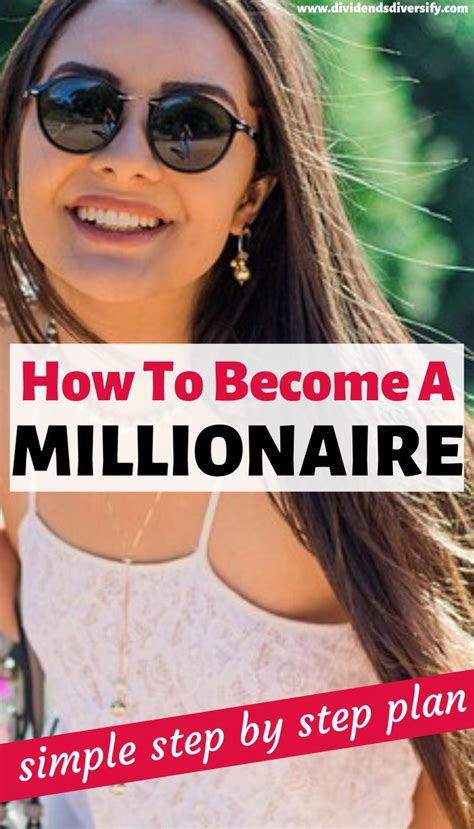 How To Become A Millionaire Dividends Diversify How To Become