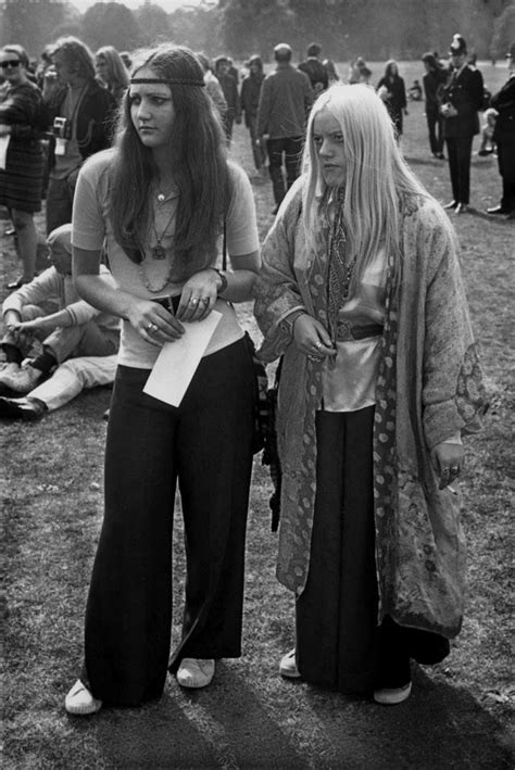 London Hippies Schlaghose Er Jahre Mode Hippie Kleidung