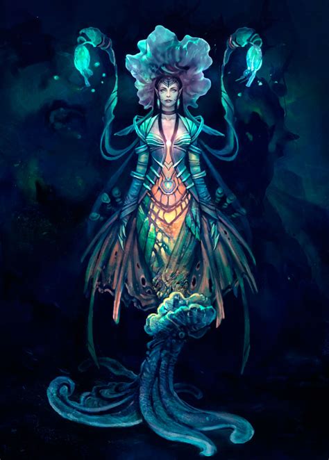 Dev Random Mermaid Art Dark Art Illustrations Beautiful Fantasy Art