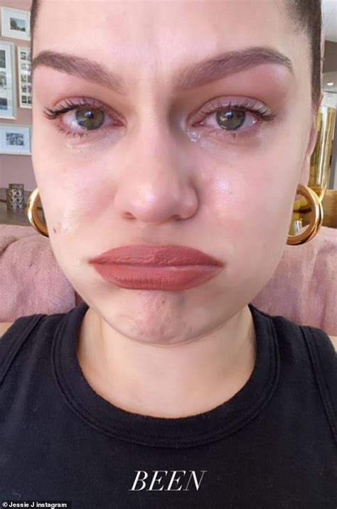 jessie j cries uncontrollably in video during day of reflection daily mail online