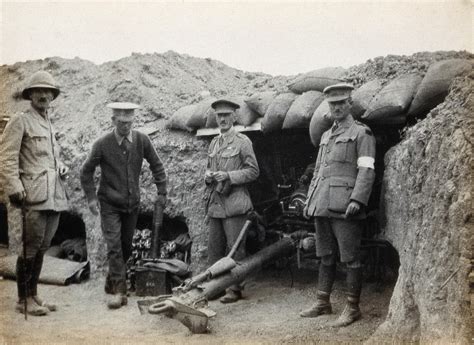 Gallipoli Turkey An Australian And New Zealand Army Corps Anzac Trench A Gun Emplacement