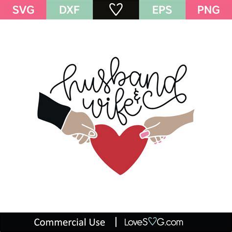 husband and wife svg cut file