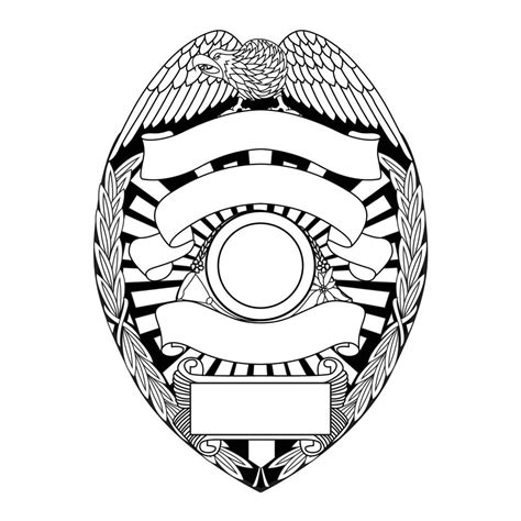 Vector Illustration Of Security Police Badge 10996859 Vector Art At