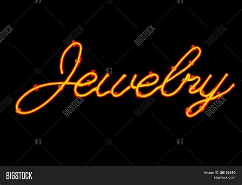 Red Jewelry Neon Sign Image And Photo Free Trial Bigstock