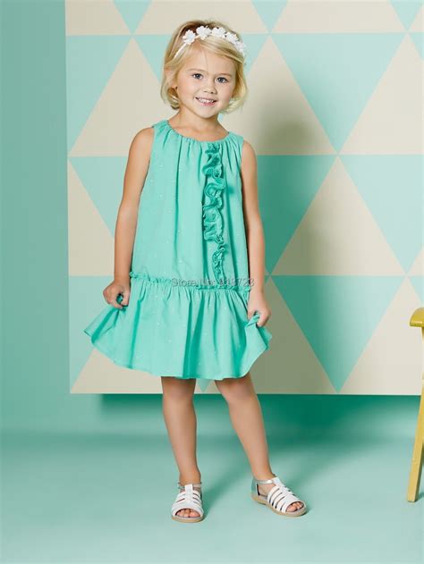 2015 New Summer Children Clothing Girls Sleeveless Dress