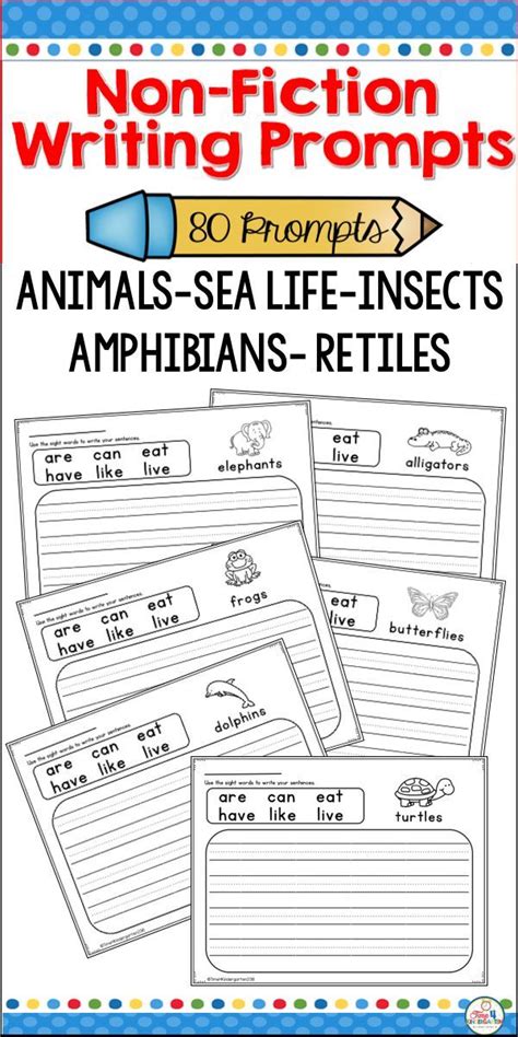 Kindergarten writing goes from zero to 60, from tracing the abcs to organizing and expressing complete thoughts. Non-Fiction Writing Prompts for Beginning Writers ...